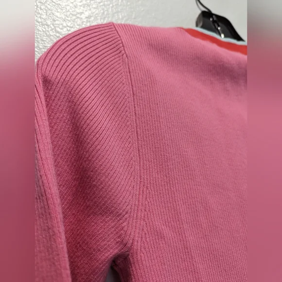 Alice + Olivia Westi Colorblocked Wool-Blend Top - Picture 3 of 11